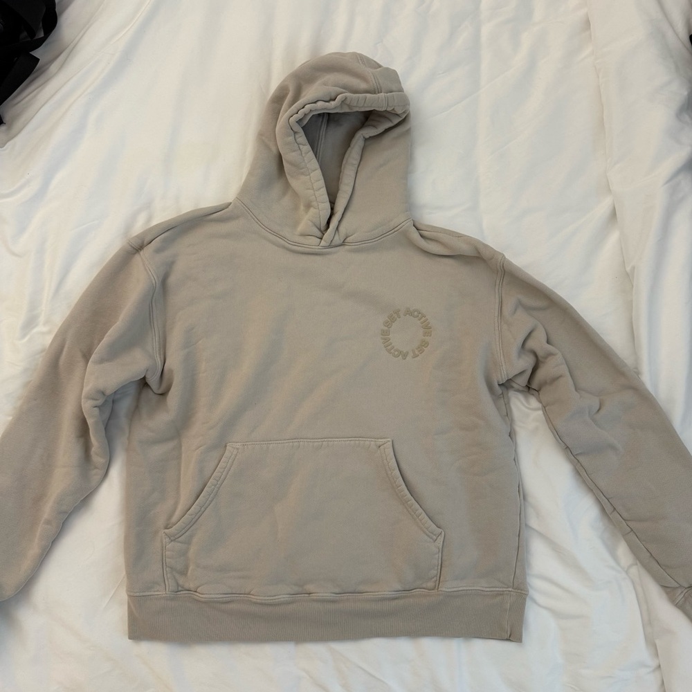 SET Active Hoodie in Dune - Original Heavyweight Sweats